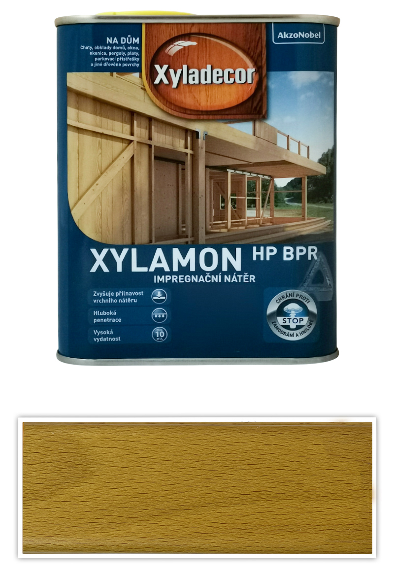 XYLADECOR Xylamon HP BPR - impregnační nátěr do exteriéru 0.75 l Bezbarvý XYLADECOR