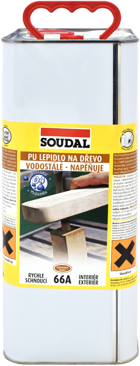 SOUDAL PU lepidlo na dřevo 66A 5kg SOUDAL