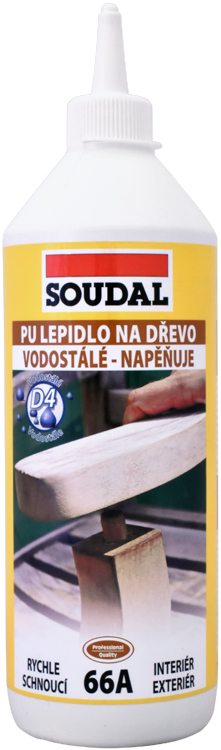 SOUDAL PU lepidlo na dřevo 66A 750g SOUDAL