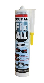 SOUDAL Fix ALL Crystal - lepicí tmel 290 ml SOUDAL