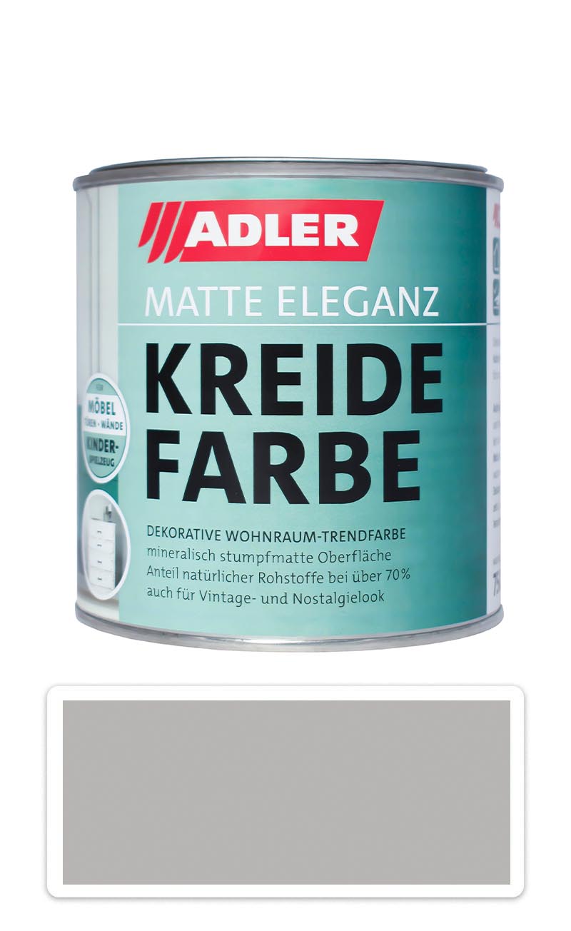 ADLER Kreidefarbe - univerzální vodou ředitelná křídová barva do interiéru 0.75 l Herzgespann ADLER