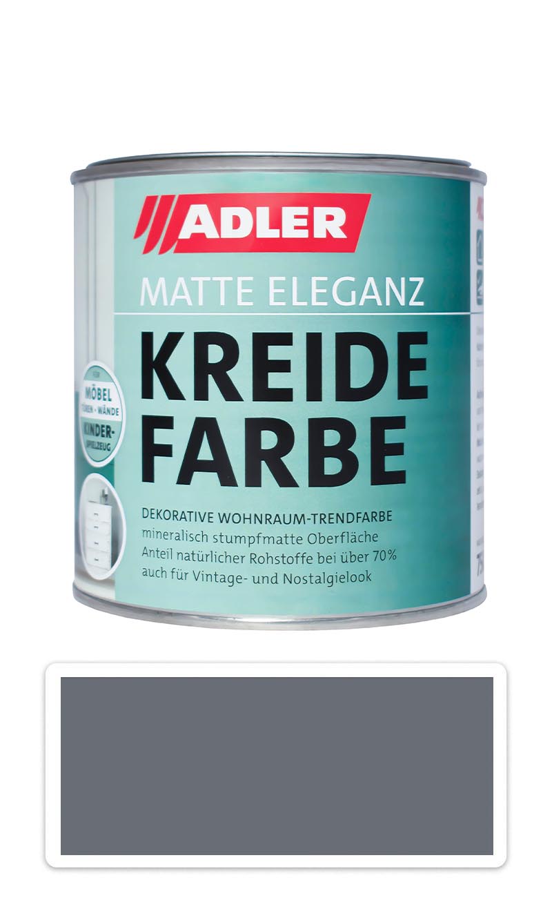 ADLER Kreidefarbe - univerzální vodou ředitelná křídová barva do interiéru 0.375 l Wildschwein ADLER