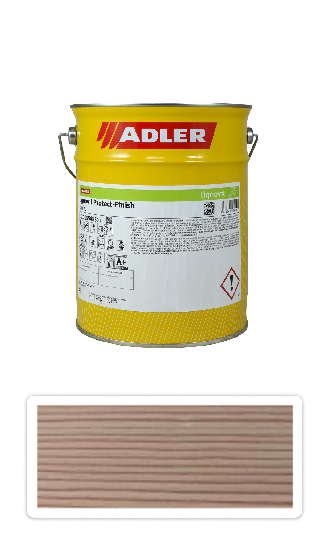 Adler Lignovit Protect Finish - vodou ředitelná UV ochrana 4 l Tanne / Jedle 63511 ADLER