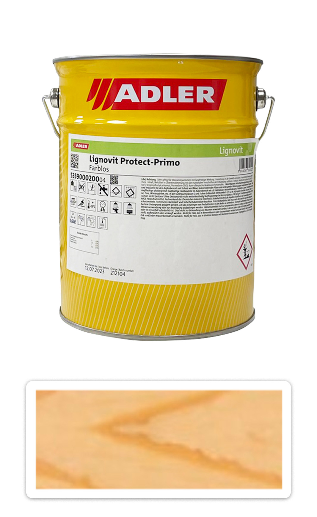 Adler Lignovit Protect Primo - vodou ředitelná impregnace 22 l Bezbarvá 5359000200 ADLER