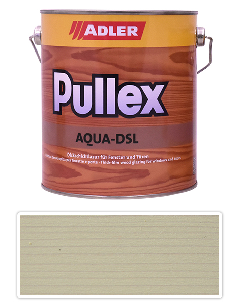 ADLER Pullex Aqua DSL - vodou ředitelná lazura na dřevo 2.5 l Weisse Tiger ST 06/1 ADLER