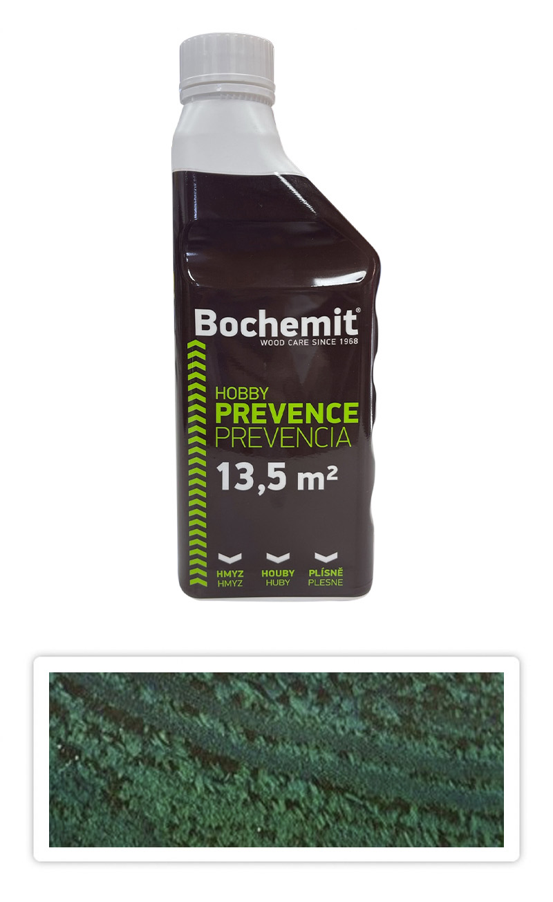 BOCHEMIT Hobby - impregnace na nové dřevo 1 l Zelená BOCHEMIT