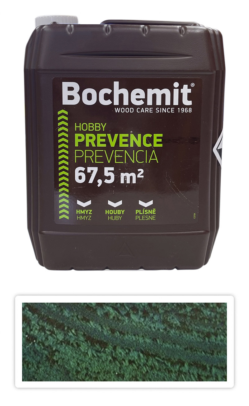 BOCHEMIT Hobby - impregnace na nové dřevo 5 l Zelená BOCHEMIT