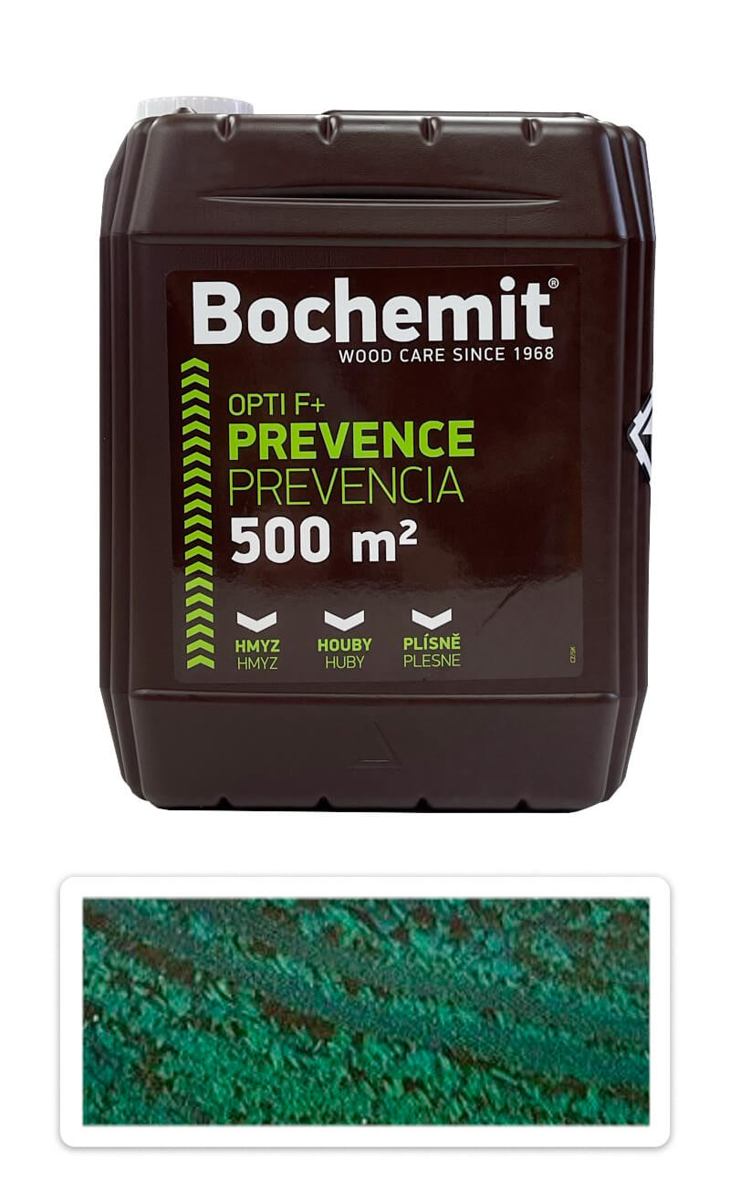 BOCHEMIT Opti F+ - preventivní dlouhodobá ochrana dřeva 5 l Zelená BOCHEMIT