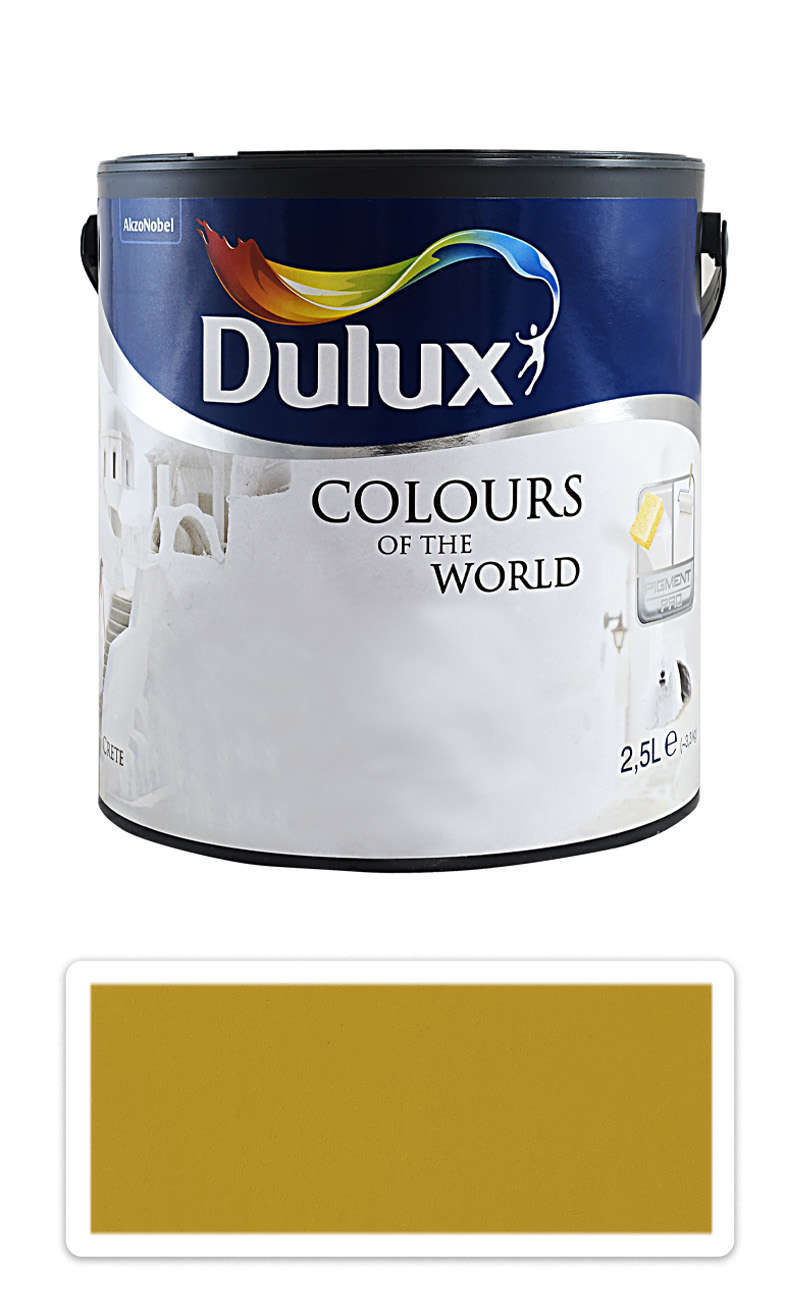 DULUX Colours of the World - matná krycí malířská barva do interiéru 2.5 l Exotické kari DULUX