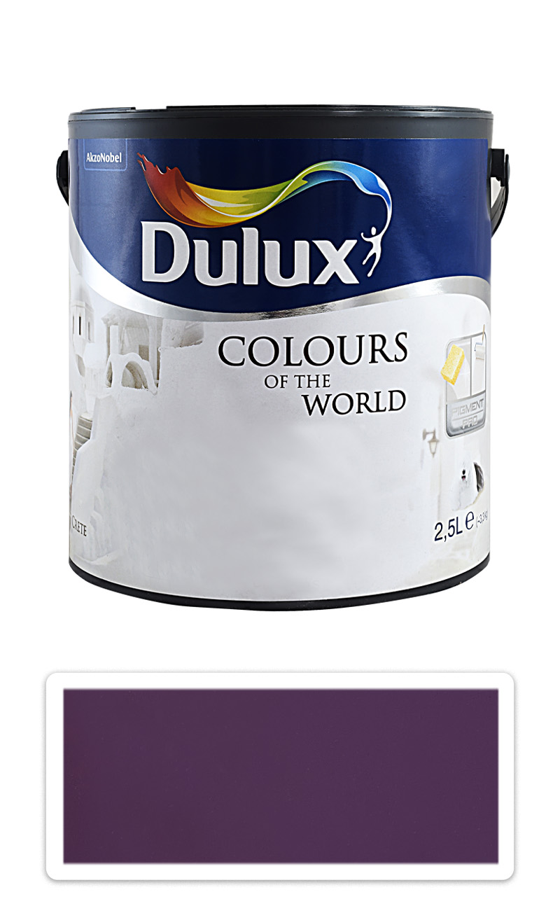 DULUX Colours of the World - matná krycí malířská barva do interiéru 2.5 l Levandule DULUX