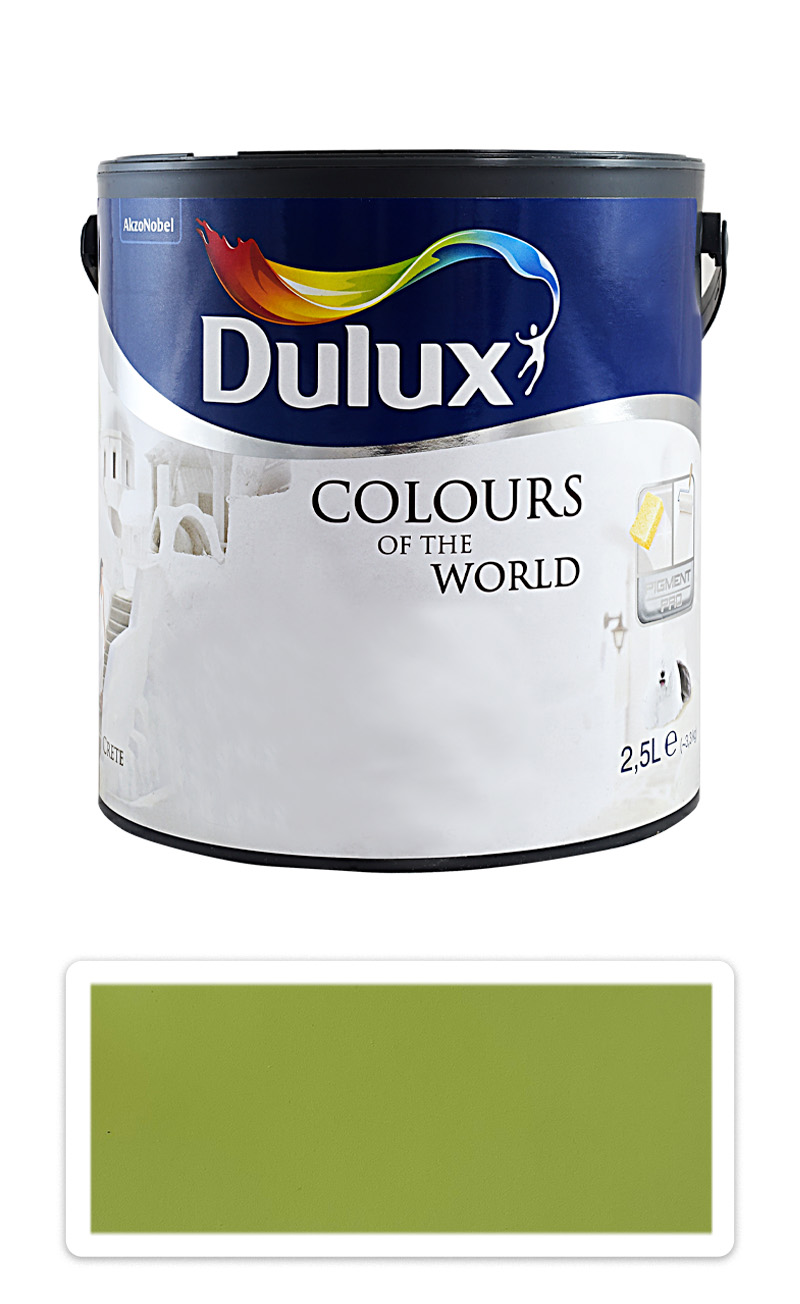 DULUX Colours of the World - matná krycí malířská barva do interiéru 2.5 l Zelený ostrov DULUX