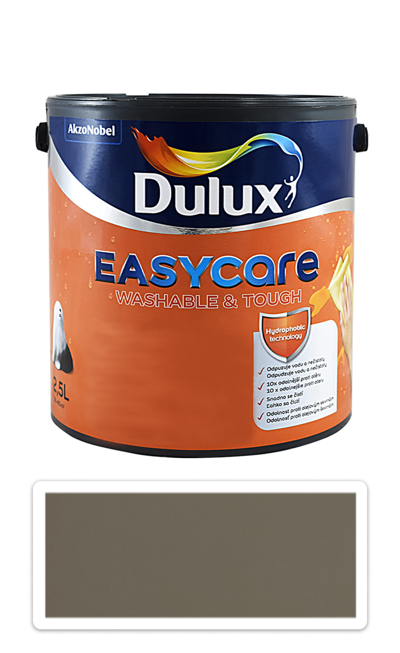 DULUX EasyCare - omyvatelná malířská barva do interiéru 2.5 l Čokoládový dort DULUX