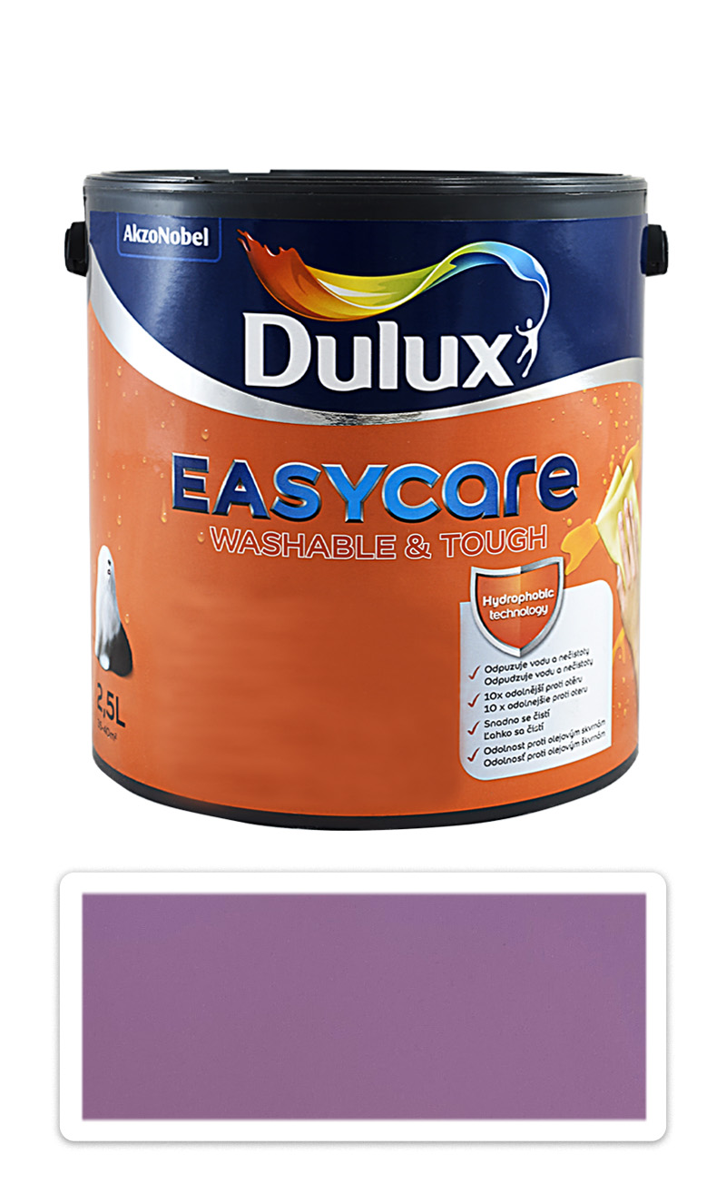 DULUX EasyCare - omyvatelná malířská barva do interiéru 2.5 l  Záhon fialek DULUX