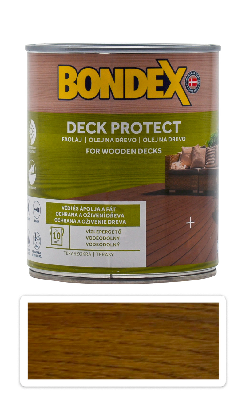 BONDEX Decking Oil - speciální napouštěcí olej 0.75 l Ořech BONDEX