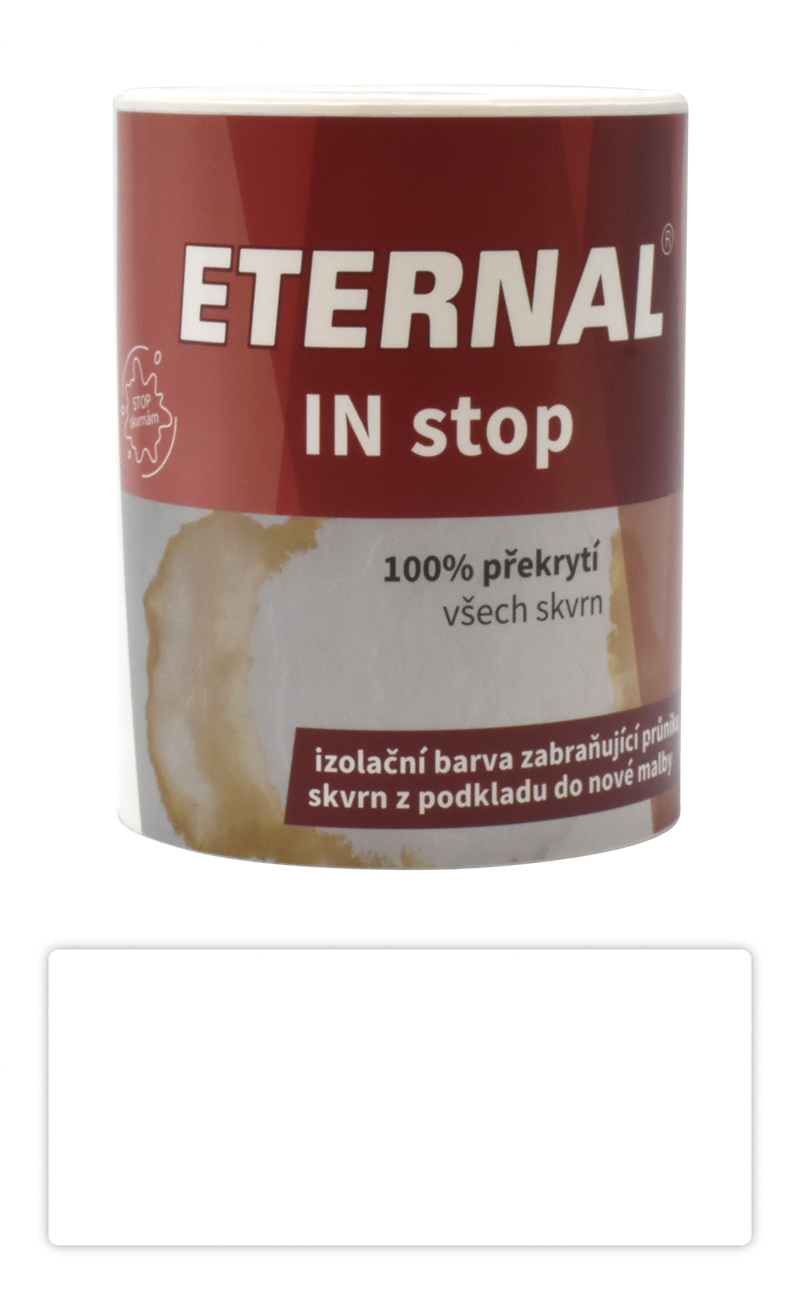 ETERNAL IN Stop - základní malířský nátěr zabraňující průniku skvrn 1 l Bílý ETERNAL