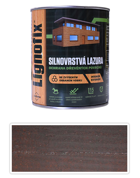 LIGNOFIX - silnovrstvá lazura 0.75 l Wenge Stachema