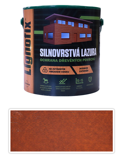 LIGNOFIX - silnovrstvá lazura 2.5 l Meranti Stachema