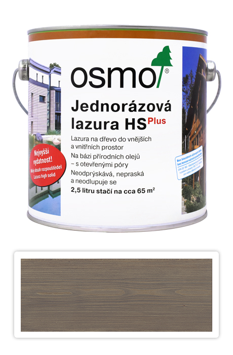 OSMO Jednorázová lazura HS 2.5 l Patina 9205 OSMO