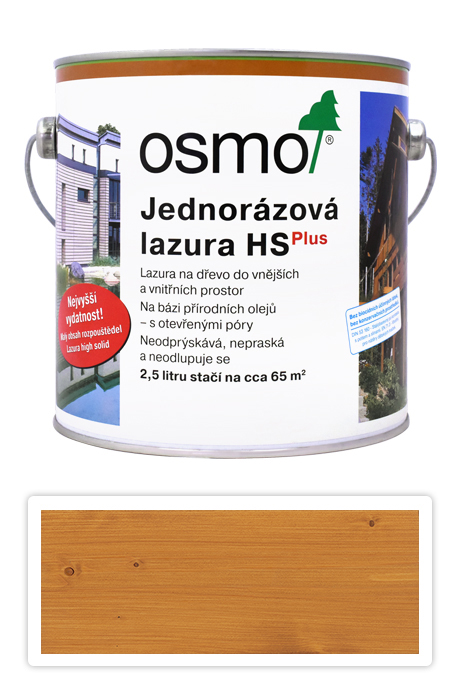 OSMO Jednorázová lazura HS 2.5 l Dub světlý 9206 OSMO