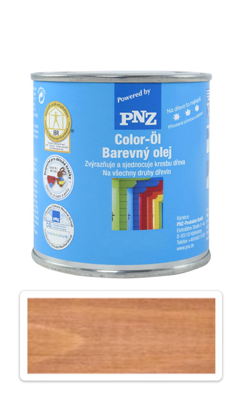 PNZ Barevný olej 0.25 l Meranti / Teak PNZ