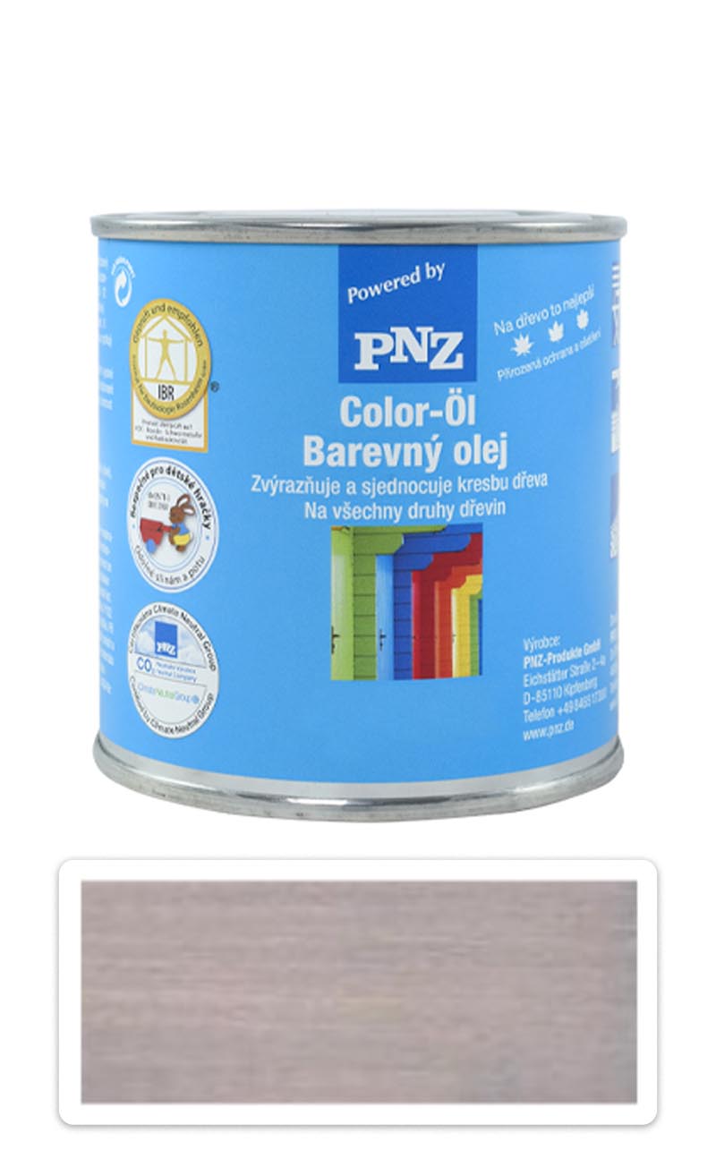 PNZ Barevný olej 0.25 l Stříbrnošedý PNZ