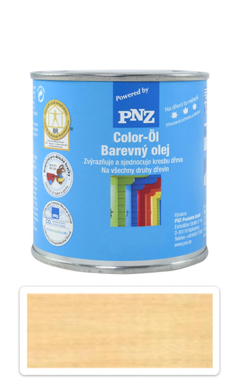 PNZ Barevný olej 0.25 l Dub světlý PNZ