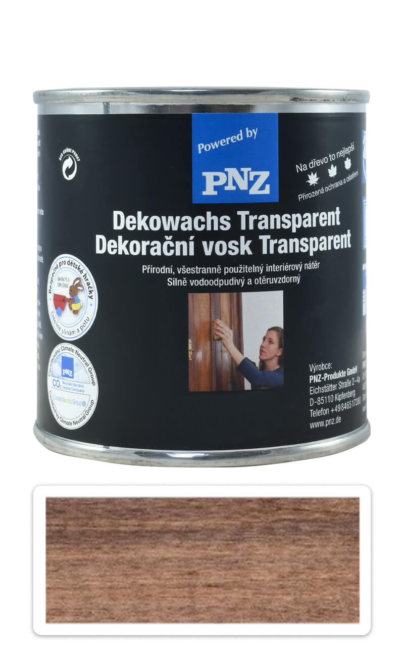 PNZ Dekorační vosk Transparent 0.25 l Eben PNZ