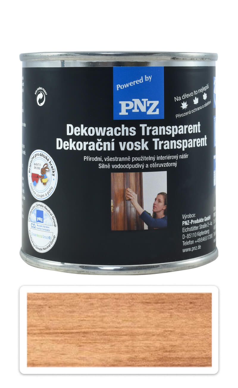 PNZ Dekorační vosk Transparent 0.25 l Ořech PNZ