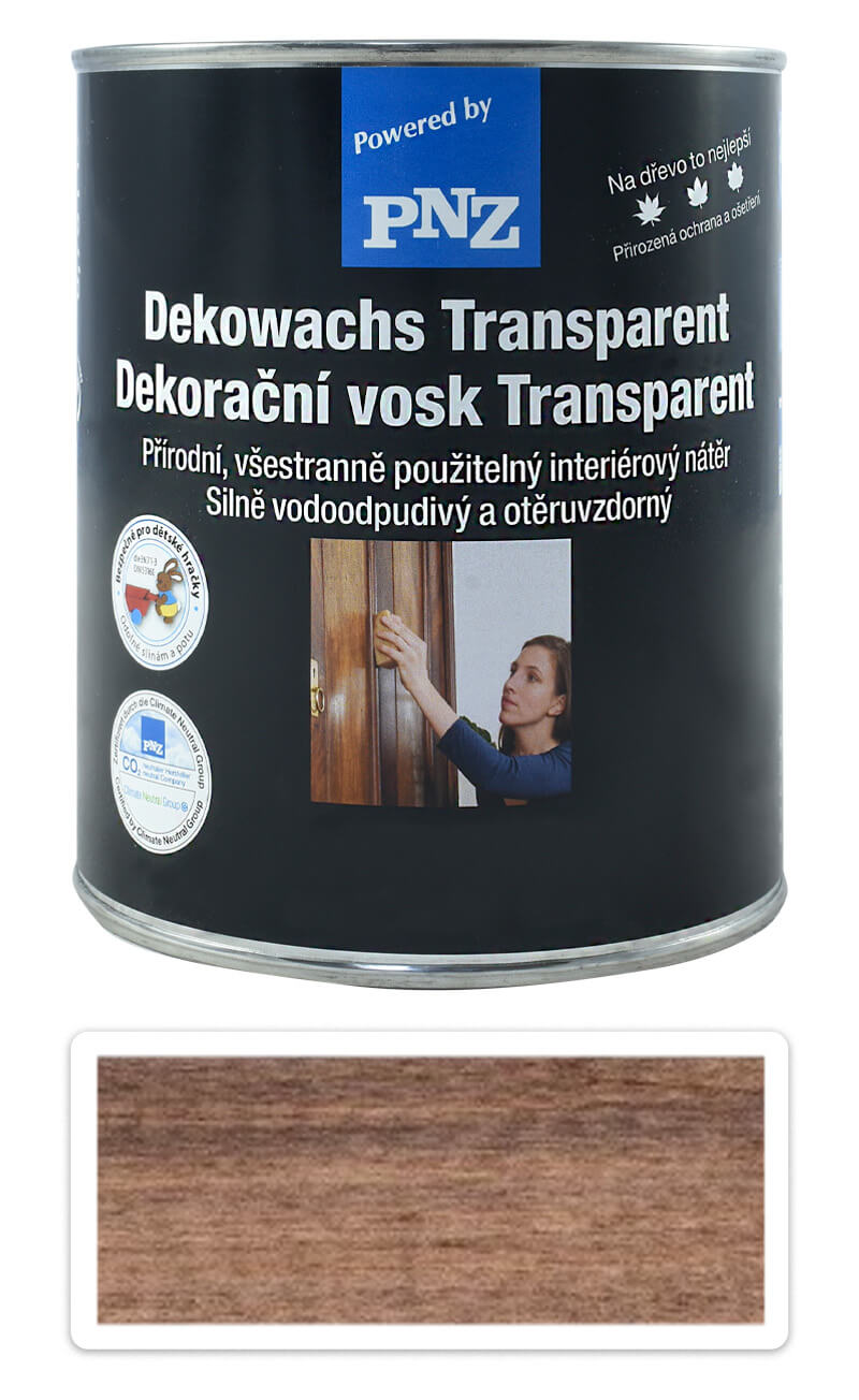 PNZ Dekorační vosk Transparent 0.75 l Eben PNZ