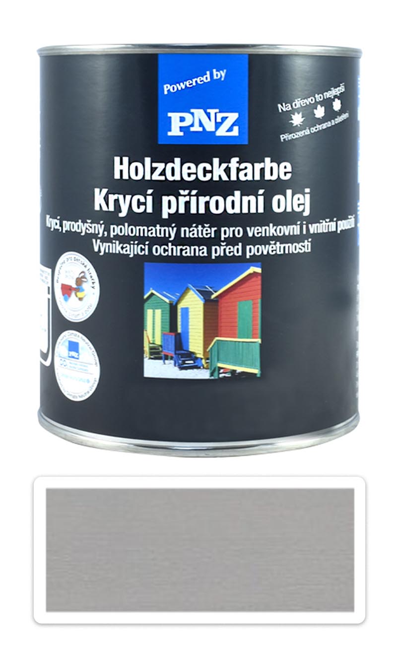 PNZ Krycí přírodní olej 0.75 l Křemenně šedá PNZ