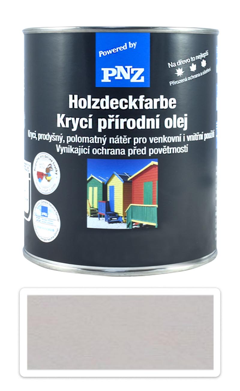 PNZ Krycí přírodní olej 0.75 l Světle šedá PNZ