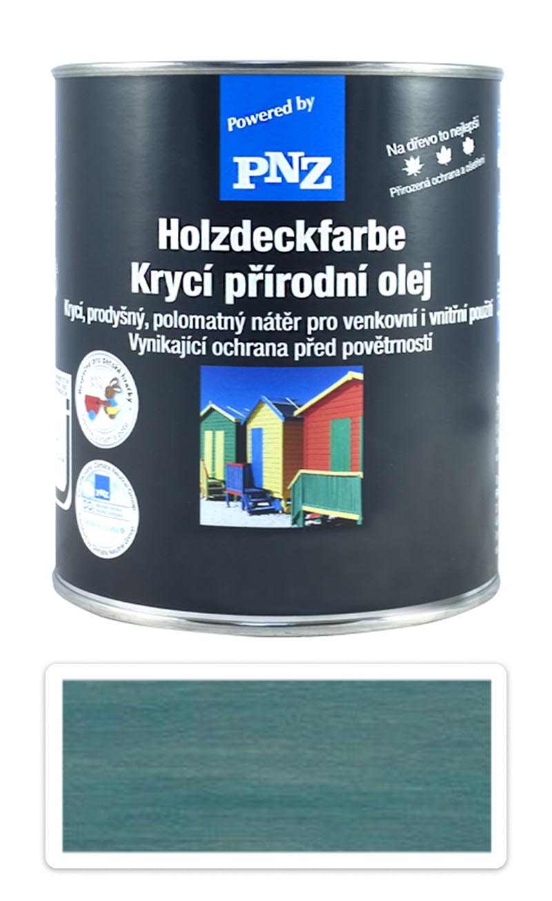 PNZ Krycí přírodní olej 0.75 l Tyrkysová modř PNZ