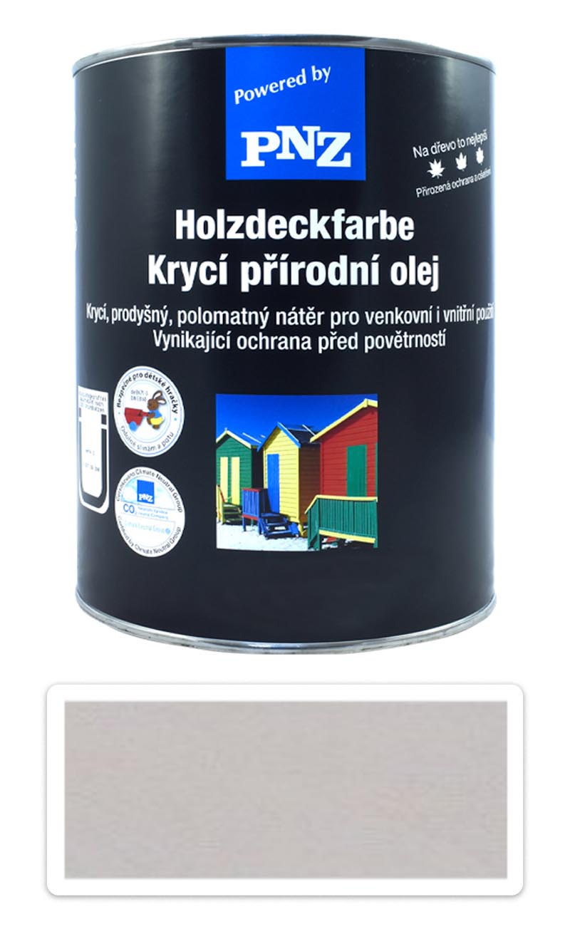 PNZ Krycí přírodní olej 2.5 l Světle šedá PNZ