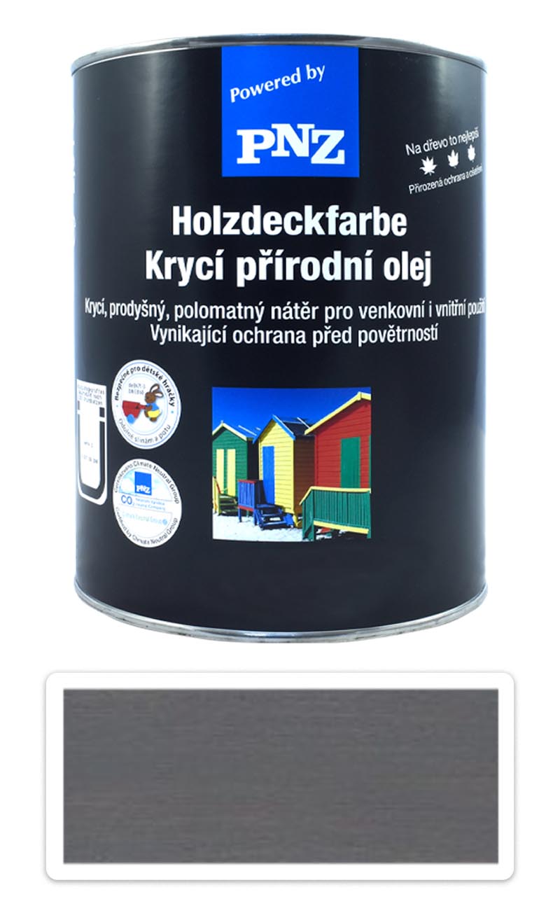 PNZ Krycí přírodní olej 2.5 l Kamenně šedá PNZ