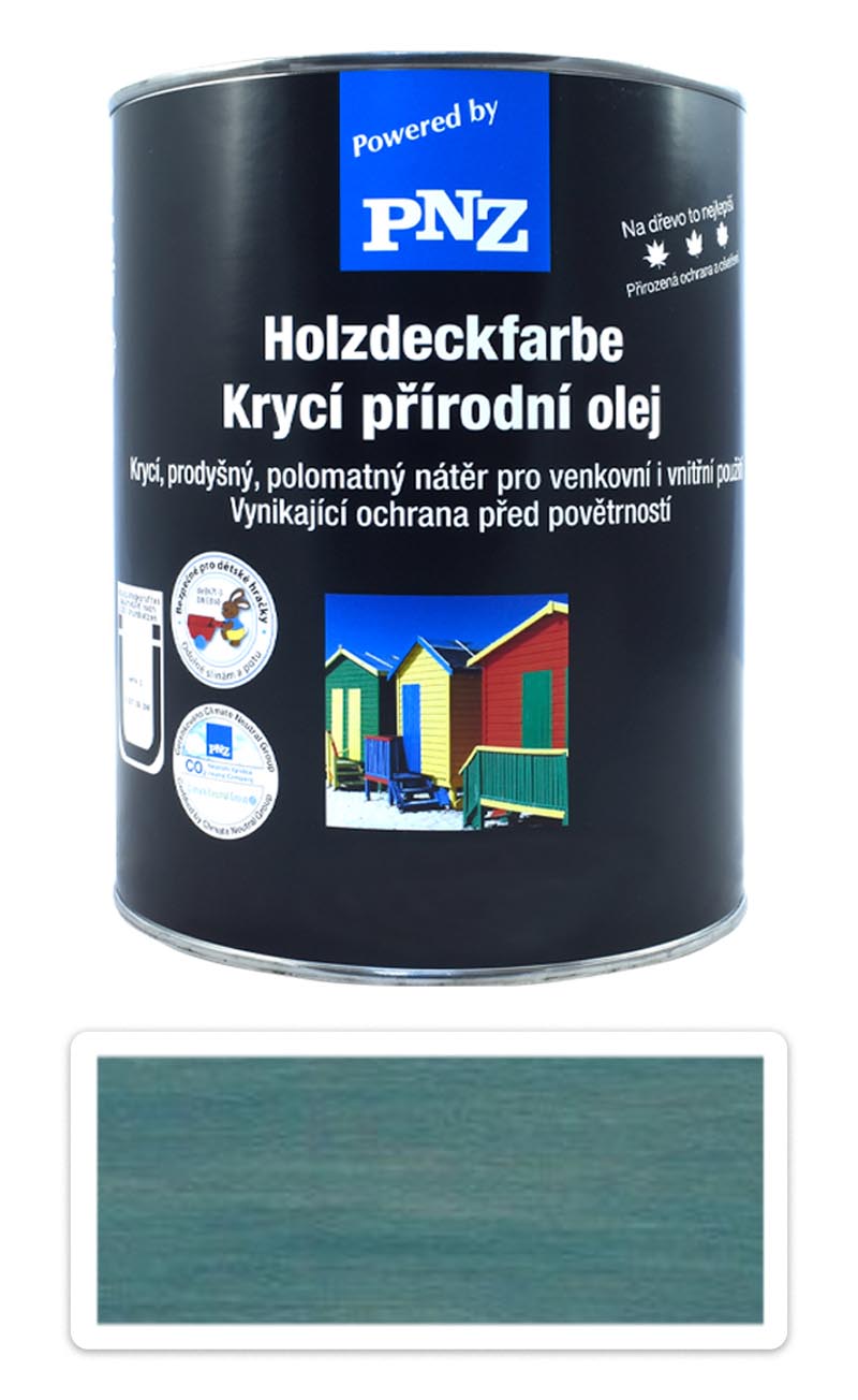 PNZ Krycí přírodní olej 2.5 l Tyrkysová modř PNZ