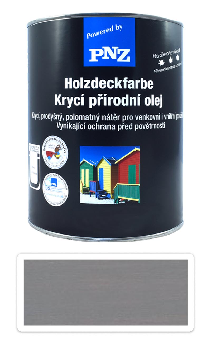 PNZ Krycí přírodní olej 2.5 l Dopravní šedá PNZ