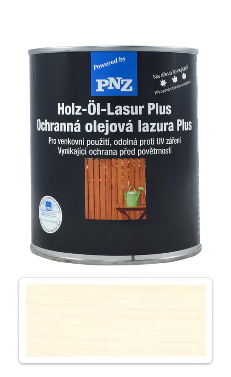 PNZ Ochranná olejová lazura Plus 0.75 l Bílý PNZ