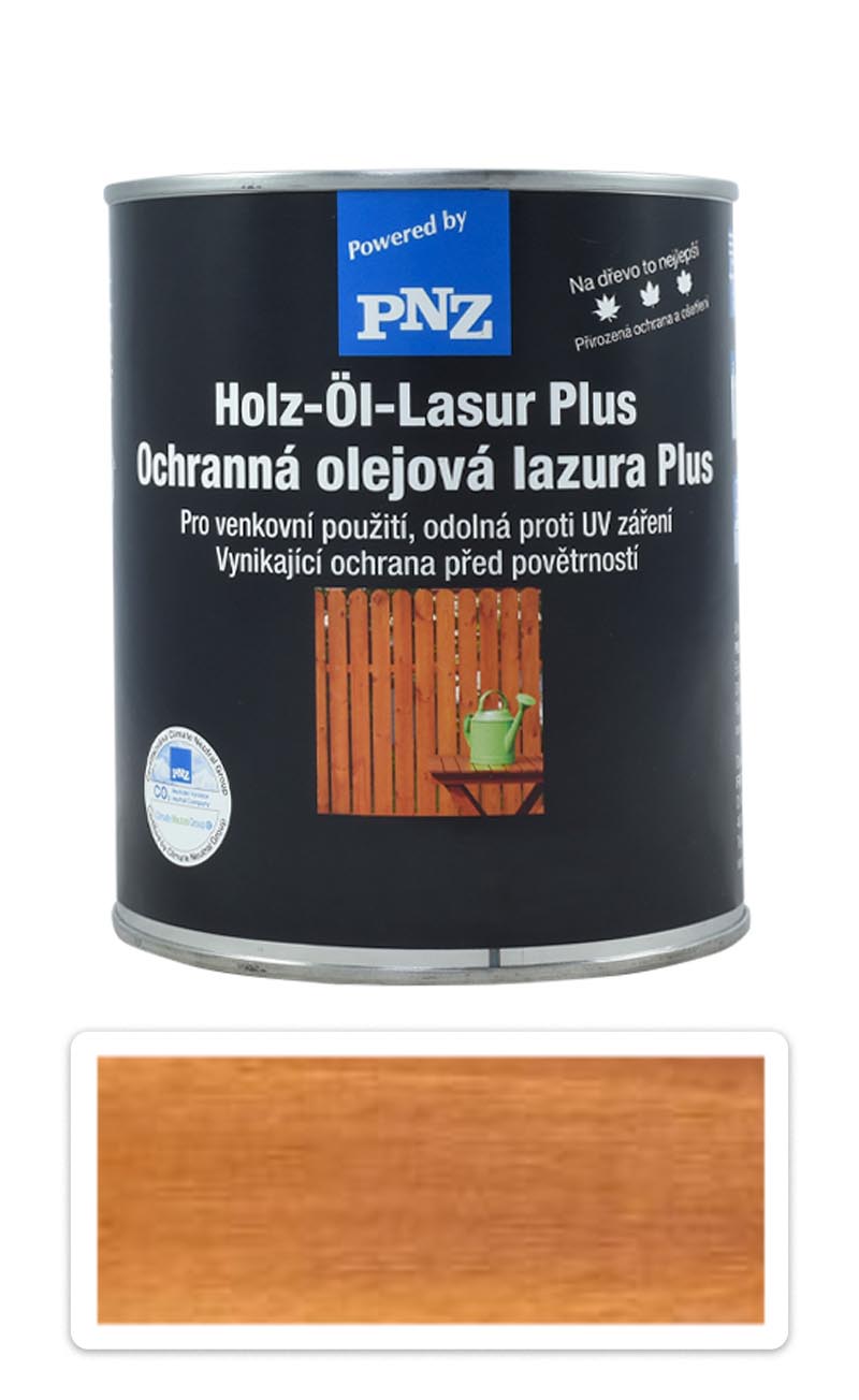 PNZ Ochranná olejová lazura Plus 0.75 l Dub PNZ