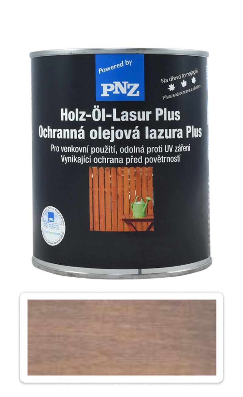 PNZ Ochranná olejová lazura Plus 0.75 l Patina PNZ