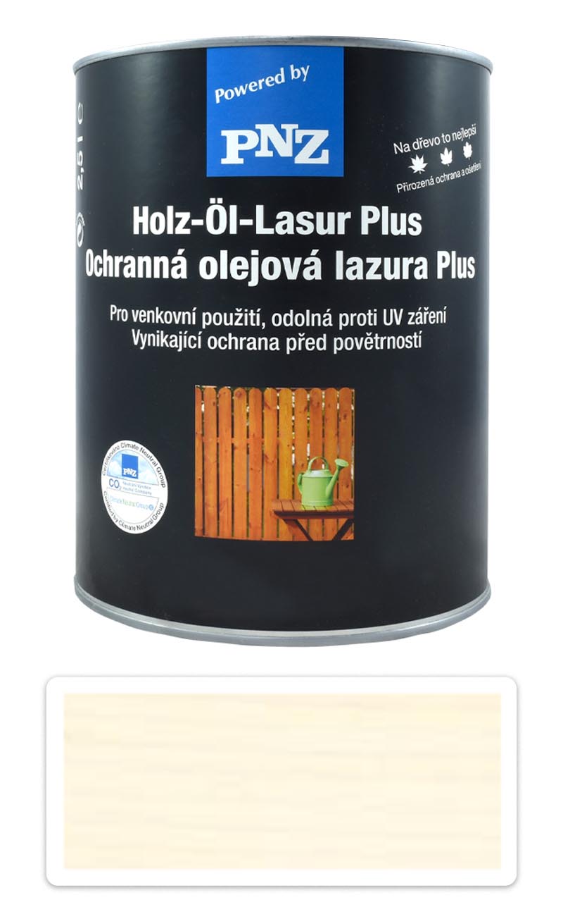 PNZ Ochranná olejová lazura Plus 2.5 l Bílý PNZ