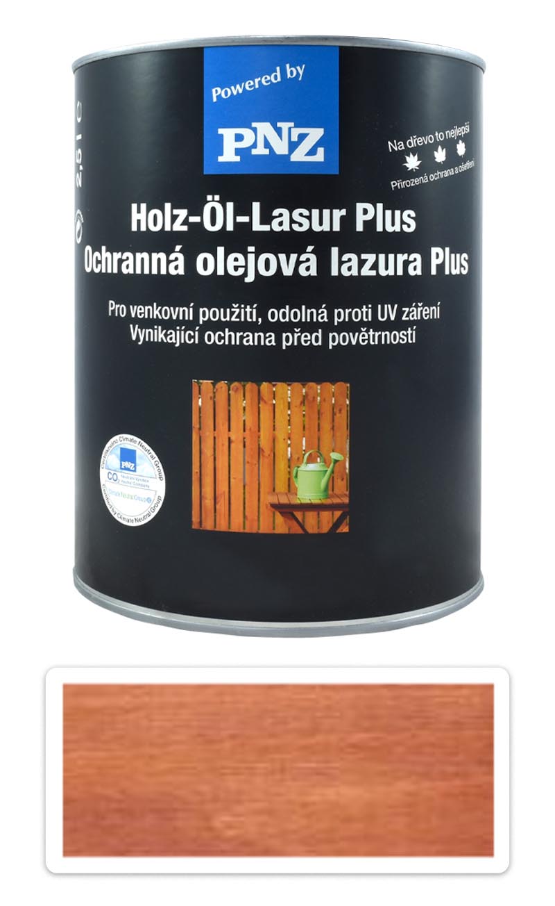 PNZ Ochranná olejová lazura Plus 2.5 l Kaštan PNZ