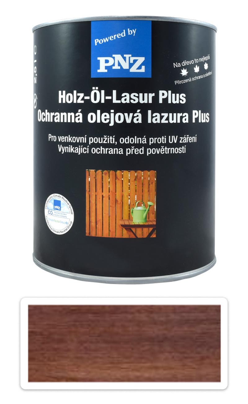 PNZ Ochranná olejová lazura Plus 2.5 l Palisander PNZ