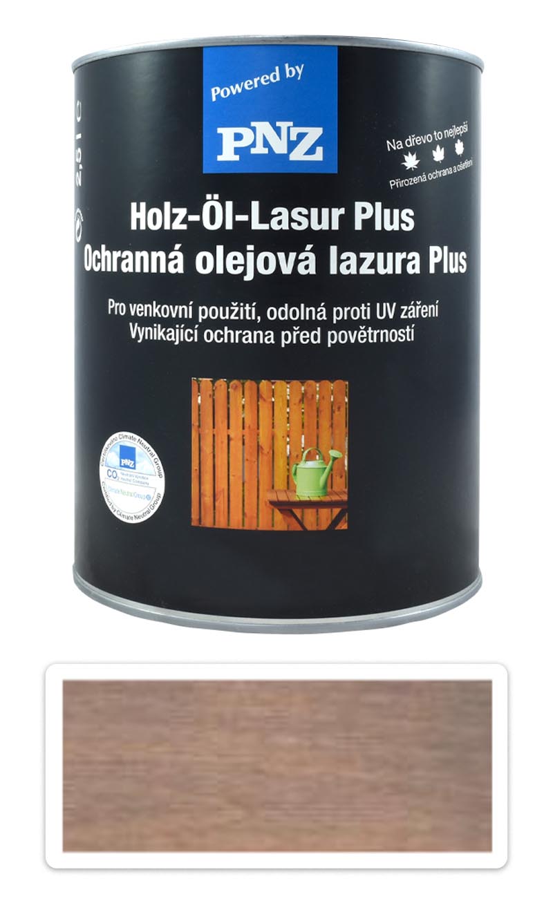 PNZ Ochranná olejová lazura Plus 2.5 l Patina PNZ