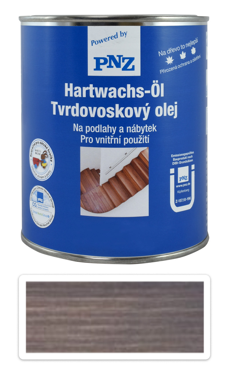 PNZ Tvrdovoskový olej barevný 0.75 l Grafitový PNZ