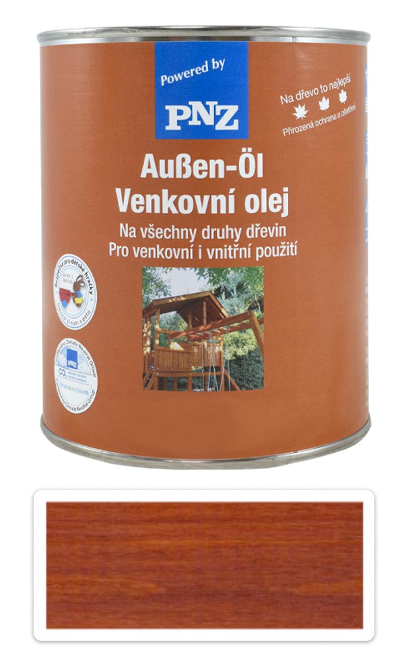 PNZ Venkovní olej 0.75 l Mahagon PNZ