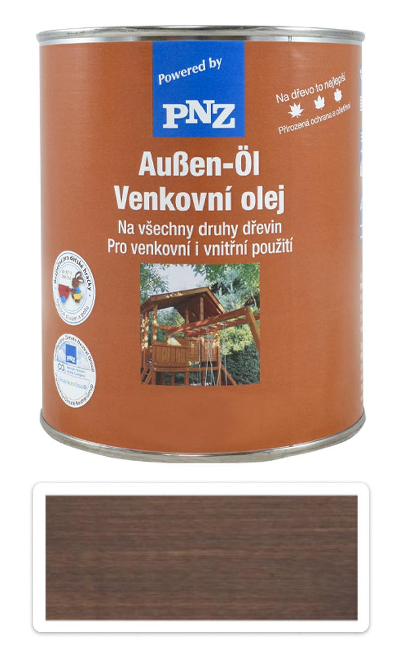 PNZ Venkovní olej 0.75 l Šedohnědý PNZ