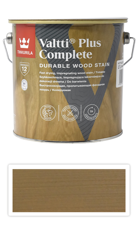 TIKKURILA Valtti Plus Complete - matná tenkovrstvá lazura 2.7 l Heinä 5064 TIKKURILA