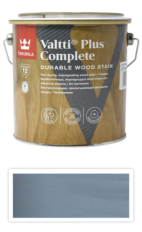 TIKKURILA Valtti Plus Complete - matná tenkovrstvá lazura 2.7 l Kajo 5084 TIKKURILA