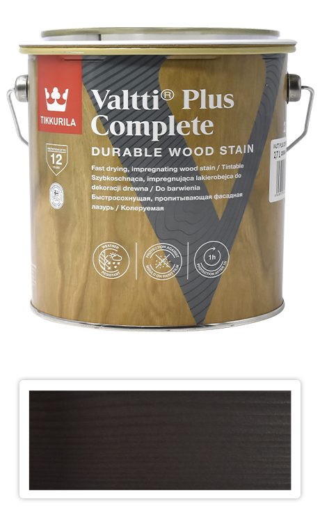 TIKKURILA Valtti Plus Complete - matná tenkovrstvá lazura 2.7 l Karhu 5074 TIKKURILA