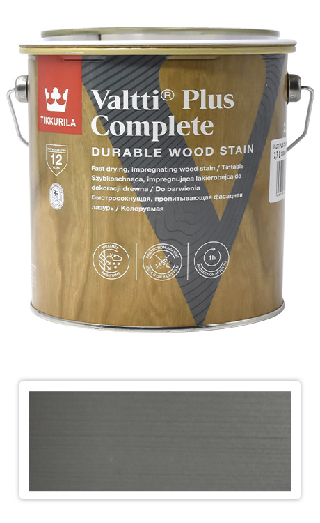 TIKKURILA Valtti Plus Complete - matná tenkovrstvá lazura 2.7 l Kivi 5083 TIKKURILA